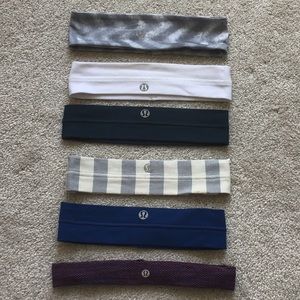 💣💣 SET OF SIX LULULEMON HEADBANDS💣💣